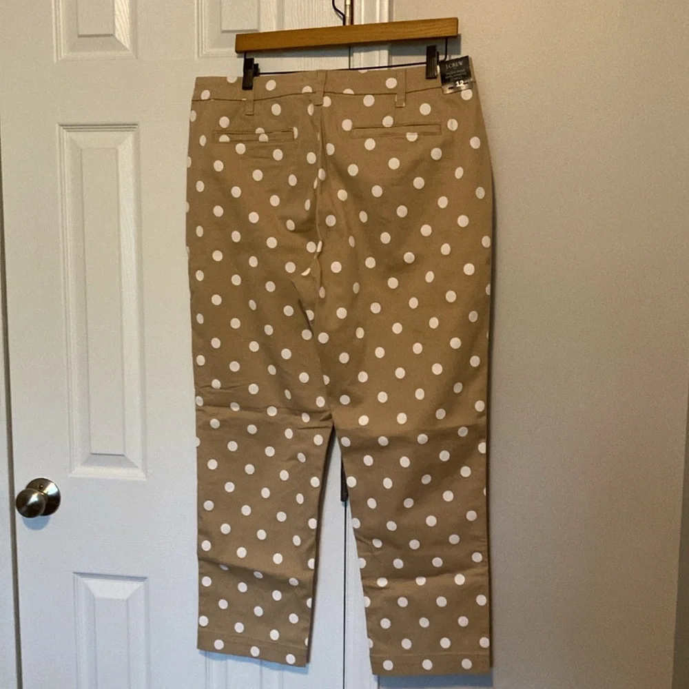 JCrew Factory printed high rise girlfriend chino pants - Picture 5 of 5